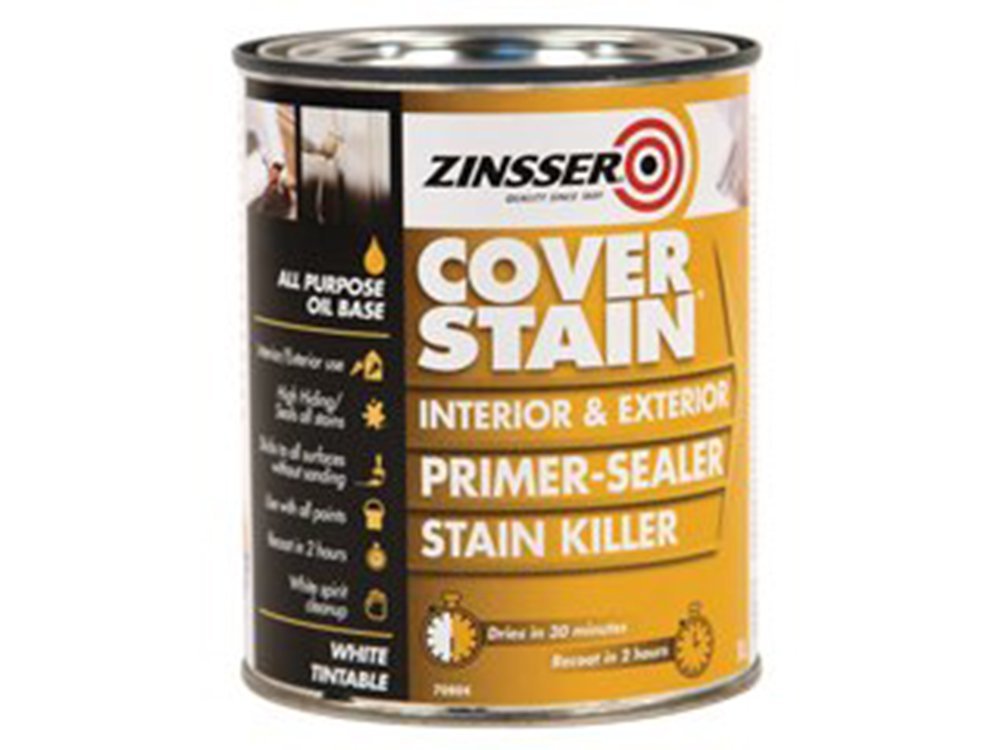 Zinsser Cover Stain Primer & Sealer 1Ltr eBay