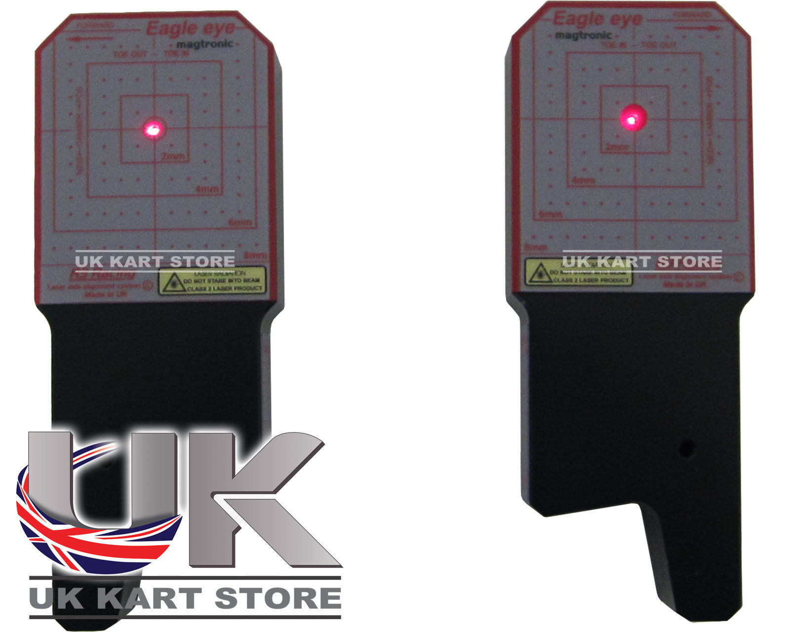 R3 Racing Magtronic Front Laser Alignment System Pair UK KART