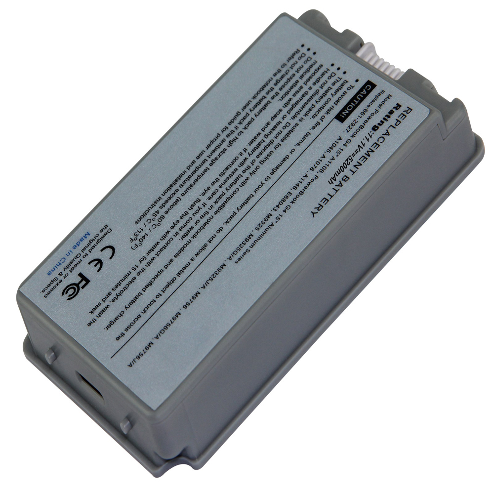 Rechargeable Battery For Apple A1078 M9325 PowerBook G4 15 A1106 A1095