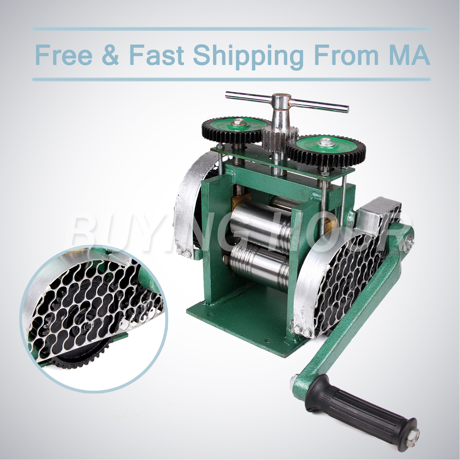 Manual Combination Rolling Mill 80mm Machine Jewelry Press Tabletting