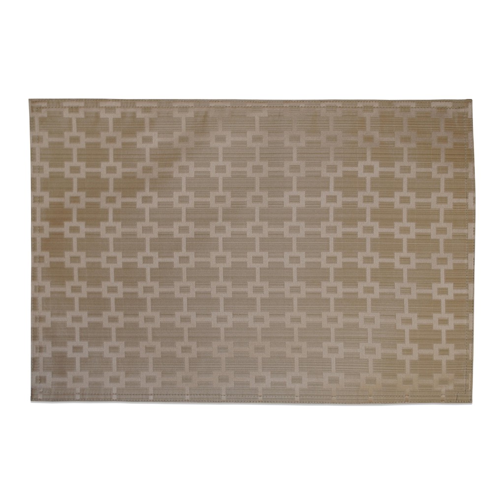 Elegant Chandler Collection Spill Proof Microfiber Placemats, 13" X 19