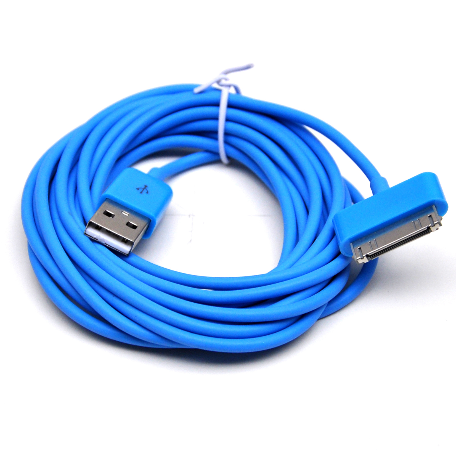 3 Meter 30 Pin Coloured Iphone 4/4s IPad USB Data Sync Charger Cable