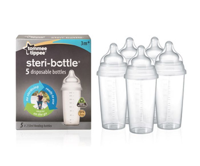 Tommee Tippee Steribottle 5 Disposable Bottles eBay