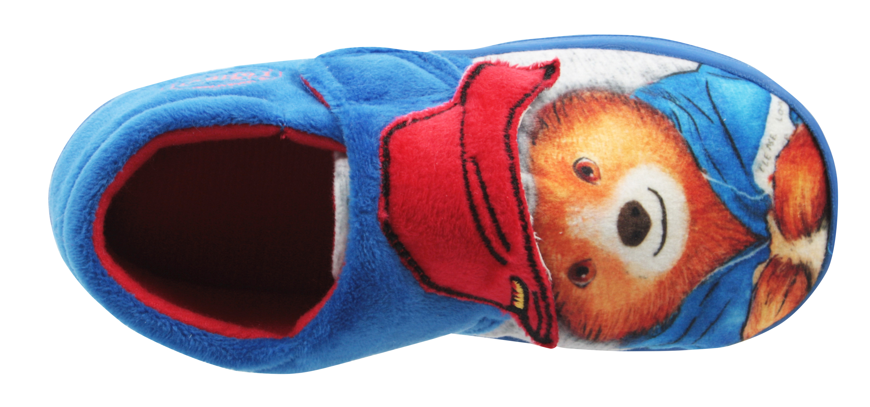 Paddington Bear Boys Blue Low Top Soft Touch Slippers UK Sizes Child 5-10