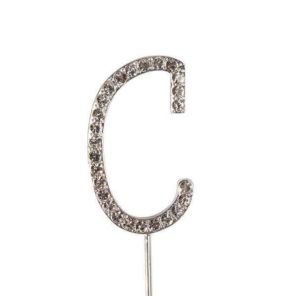 Diamante Cake Topper Alphabet Letters Birthday Anniversary Sugarcraft Decoration