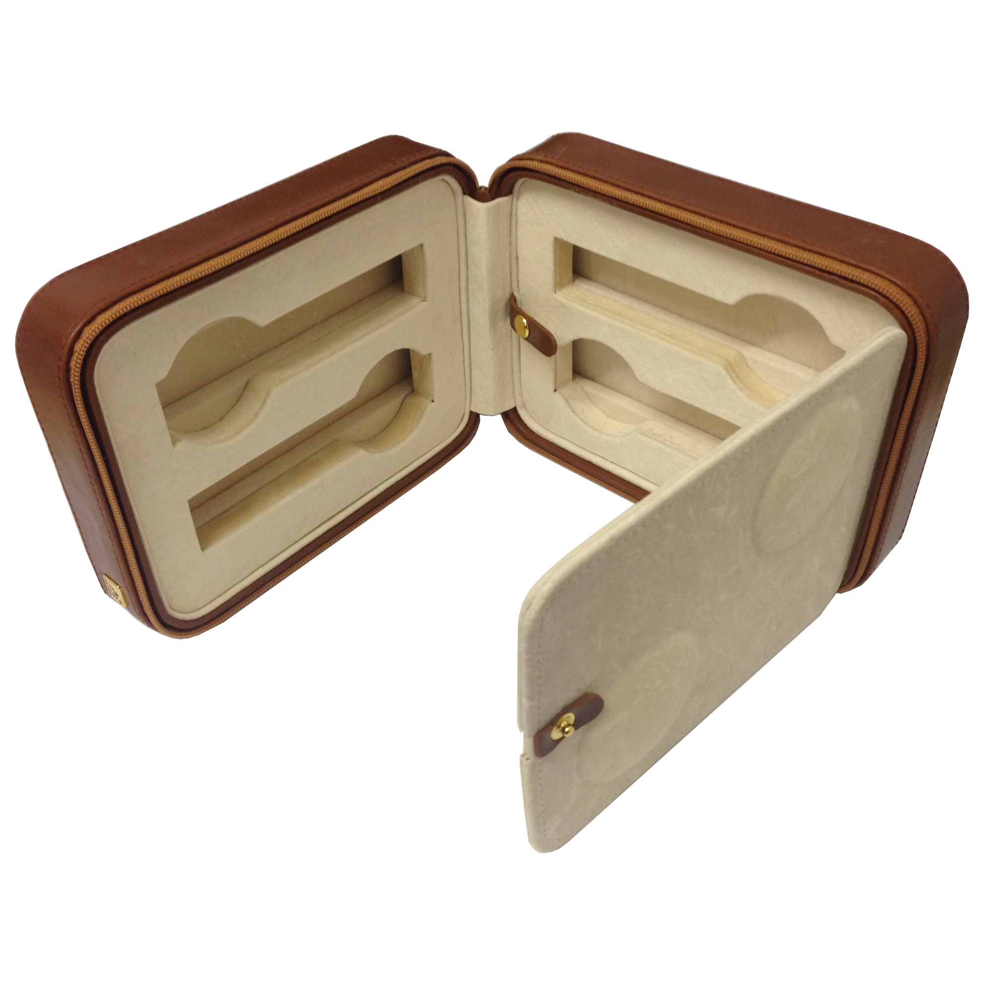 Jewellery Boxes AB Collezioni Womens Mens Travel Leather Box Case