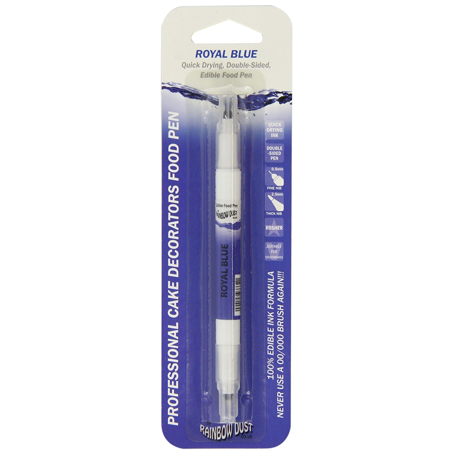 Rainbow Dust Edible Cake Icing Food Art Pens Double Ended 2 Nibs 21