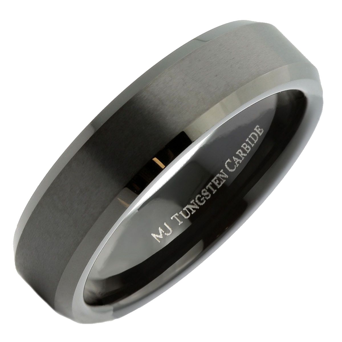 Tungsten Carbide Rings 6mm and 8mm Color and Size Variation