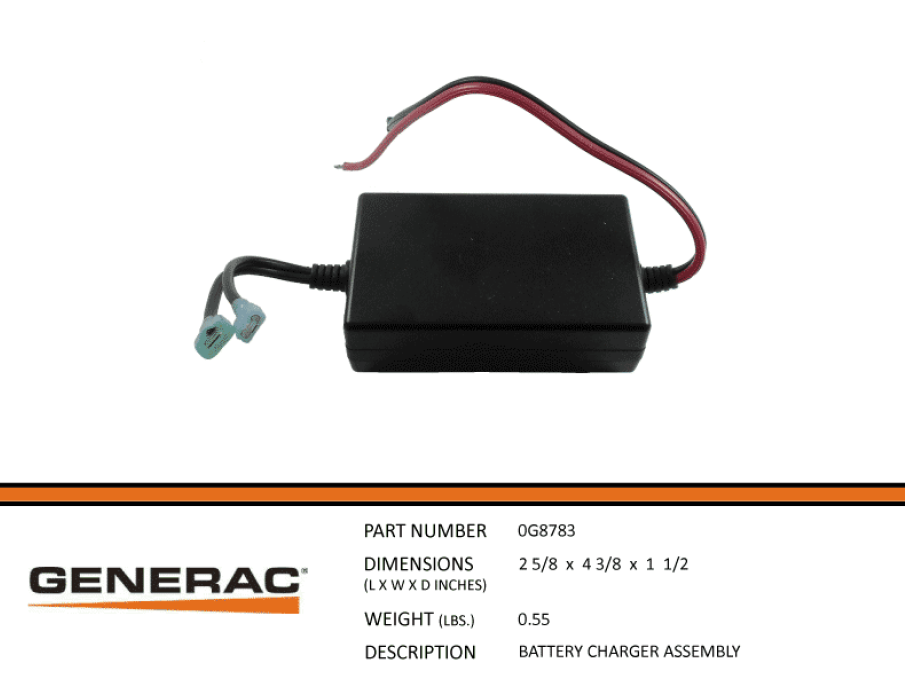 Generac Guardian BATTERY CHARGER ASSEMBLY 0G8783 eBay