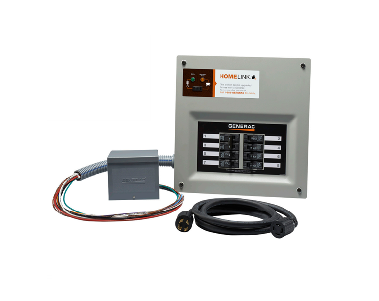 Generac 30 Amp indoor transfer switch kit for 810 circuit Model 6853