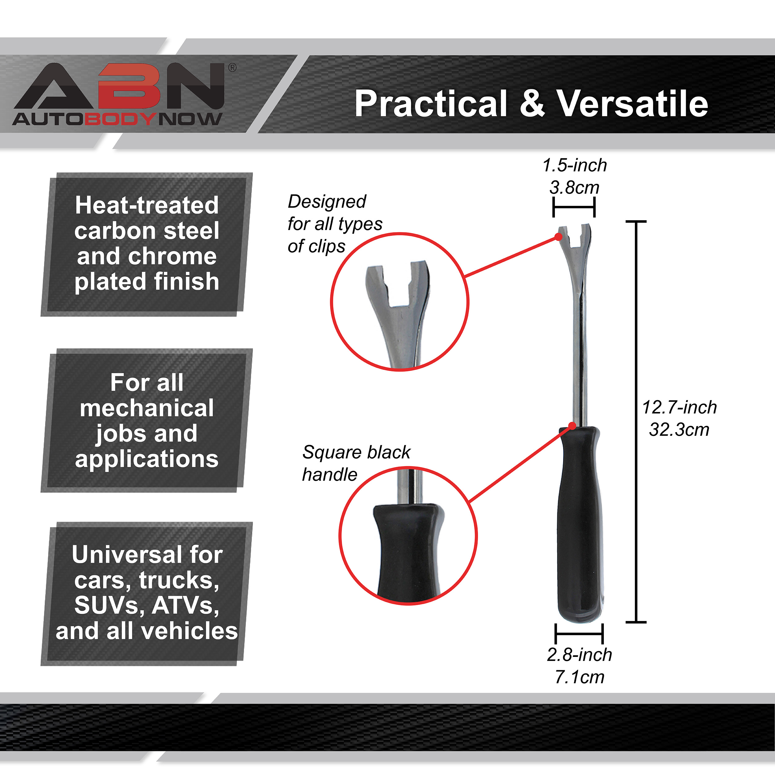 The ABN Door Panel Plastic Fastener Clip Remover Tool eBay