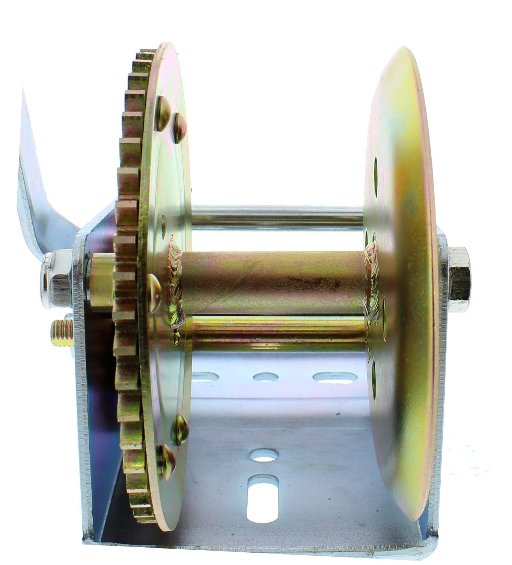 ABN Hand Winch Crank Gear Winch & Cable, Heavy Duty, for Trailer, Boat