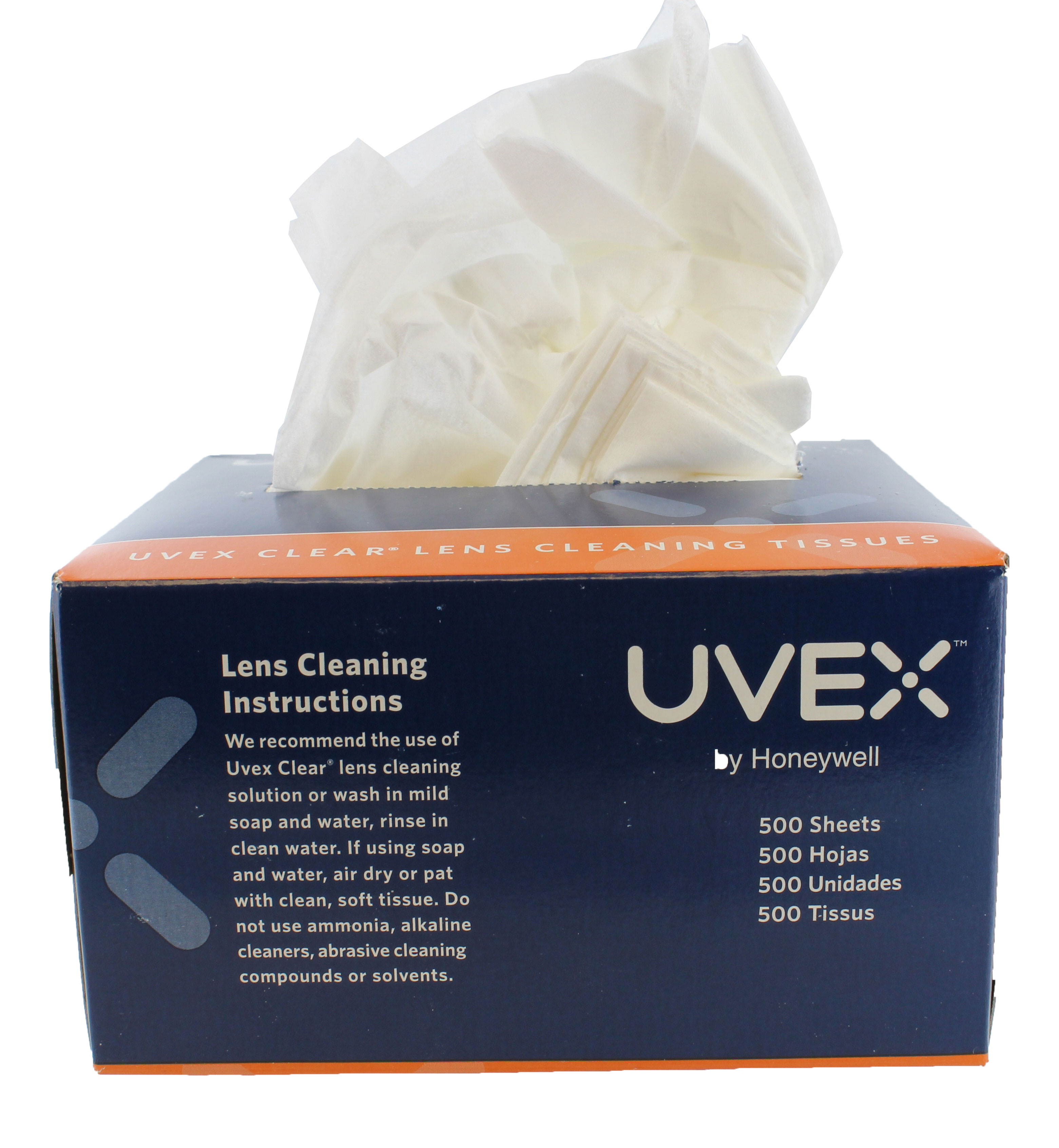 Uvex by Honeywell Clear Lens Cleaning Tissues, 500/Box eBay
