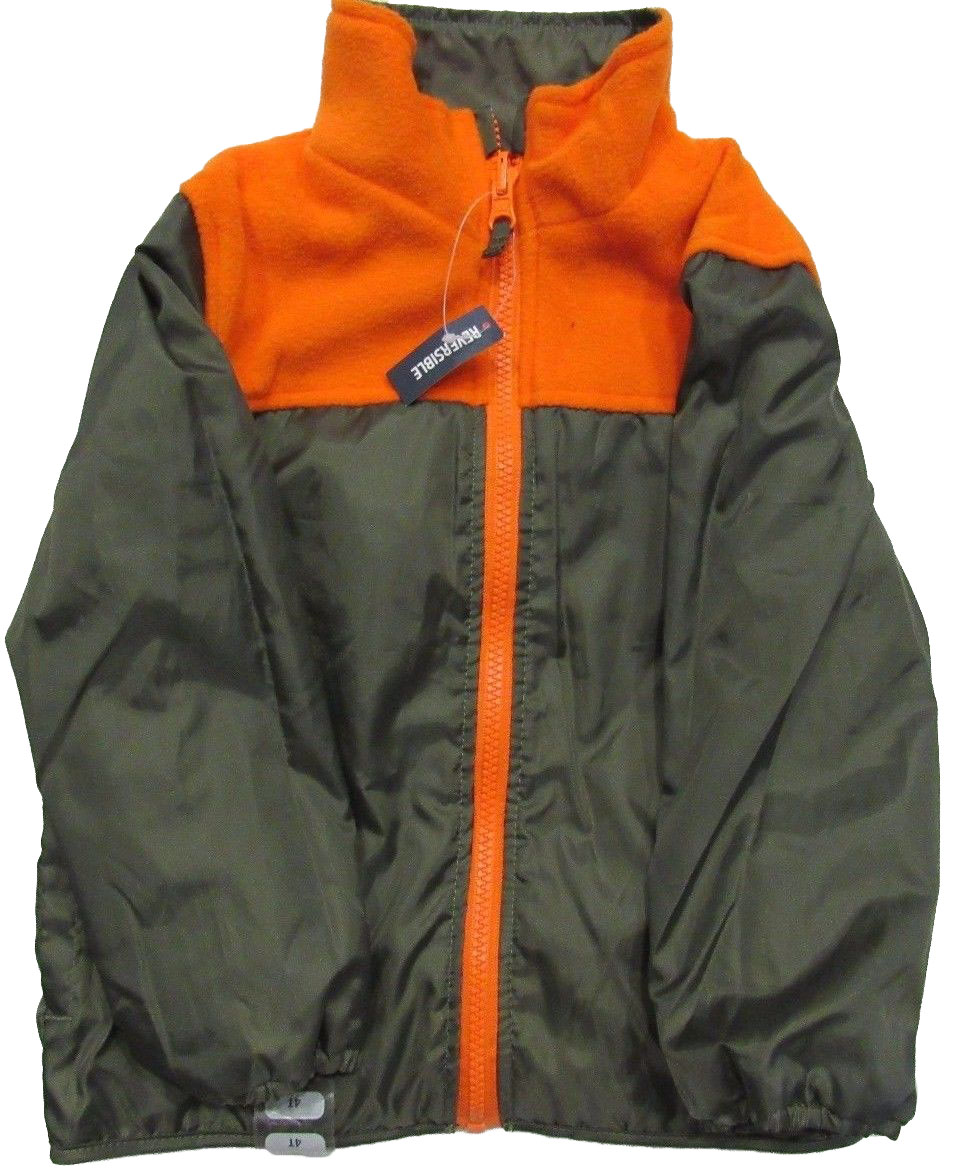 OshKosh Little Kids Reversible Fleece Jacket Outerwear eBay