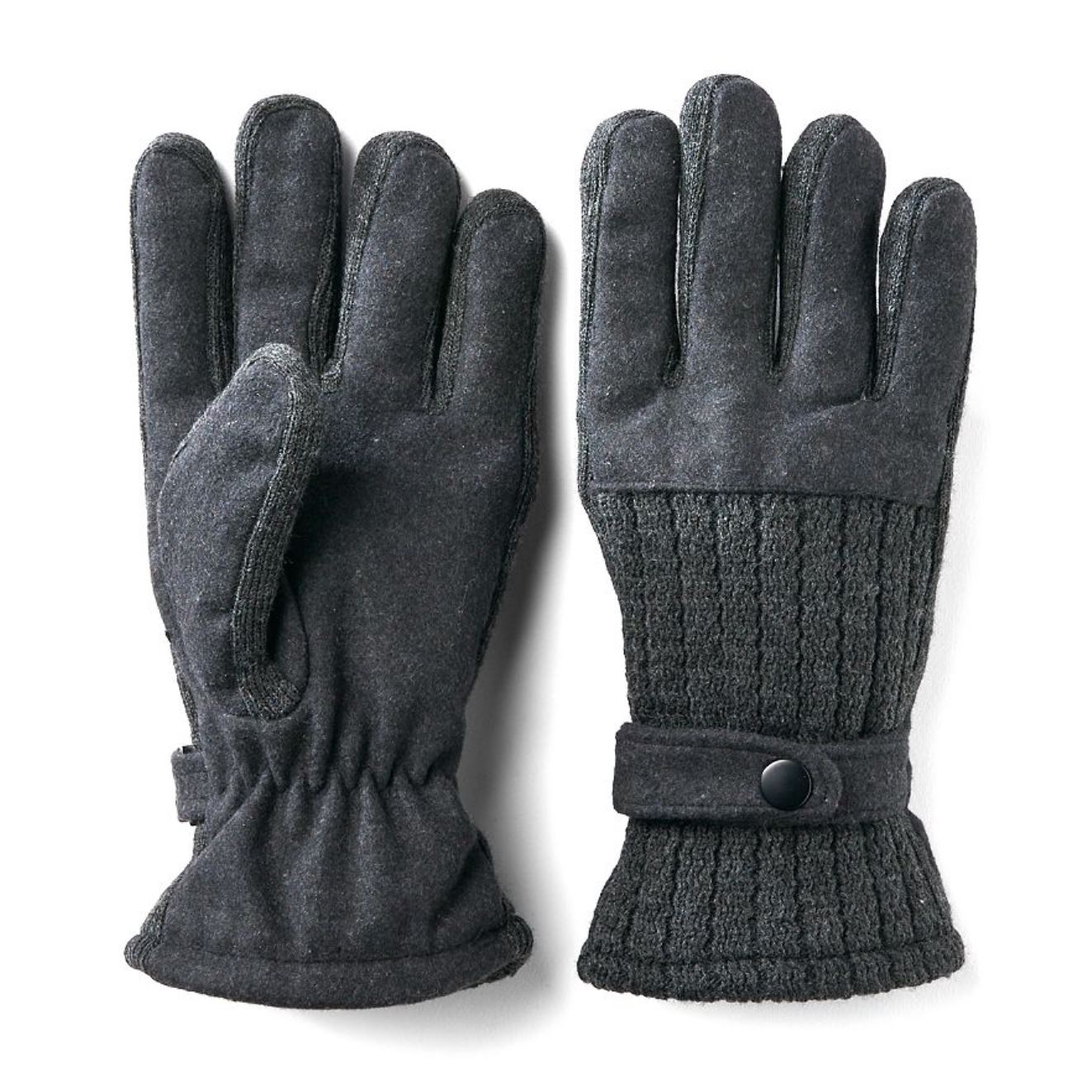 Van Heusen Men Fleece Lined Wool Blend Gloves eBay