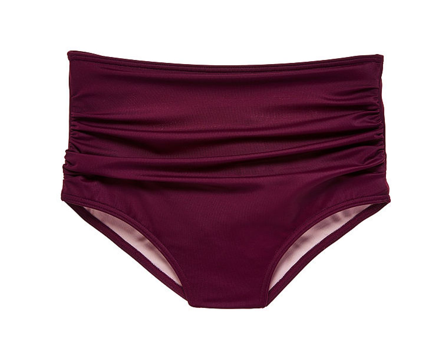 Victoria's Secret High Waist Swim Bikini Bottom Pink Very Sexy Beach