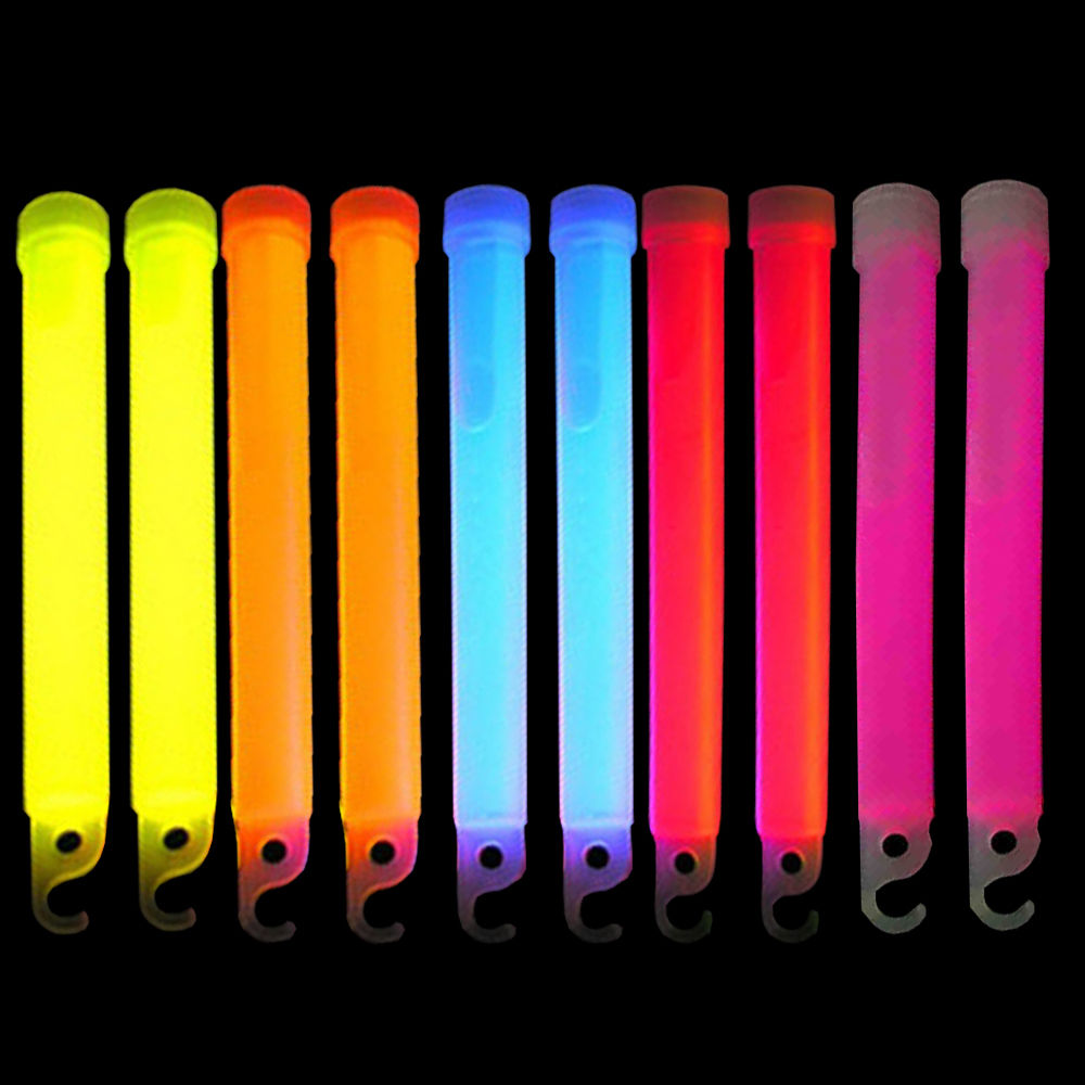 Scuba Diving Safety 6" Glow Sticks 10pc Pack Assorted Colors eBay