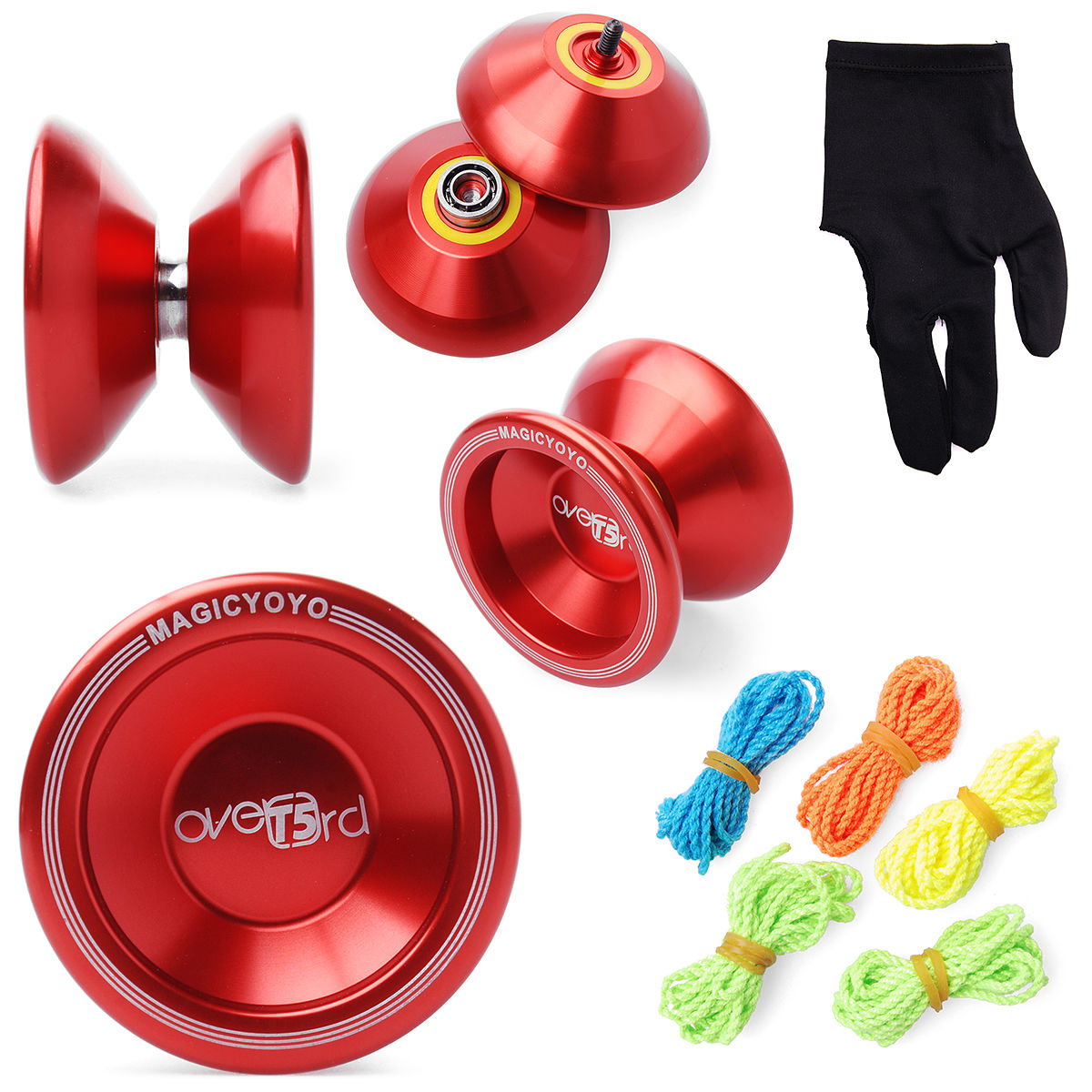 Magic YOYO Ball kids Toy T5 T8 N9 N11 unresponsive Aluminum YoYo+