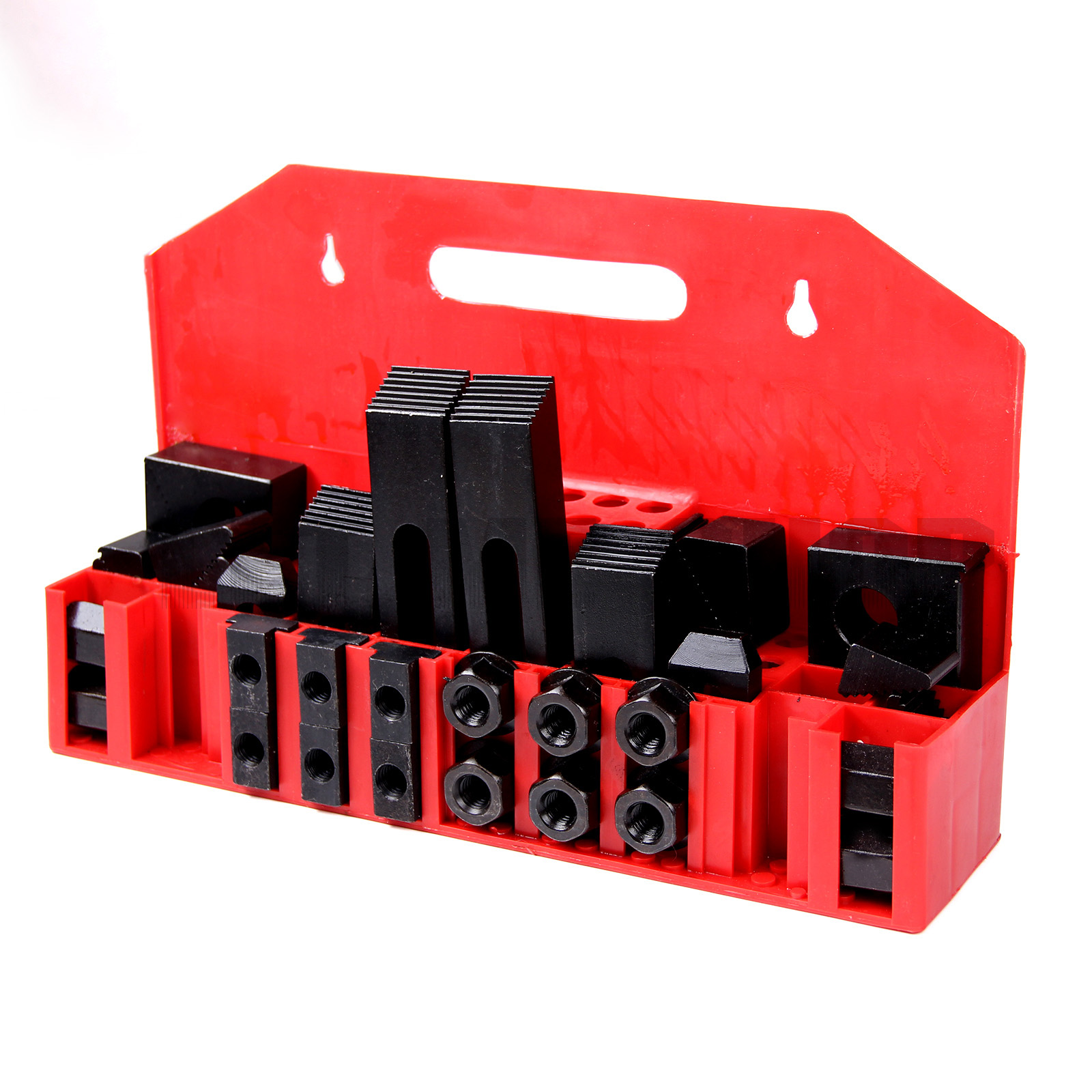 58Pc ProSeries Deluxe Steel Clamping Kit 5/8" TSlot 1/2"13 StudSize