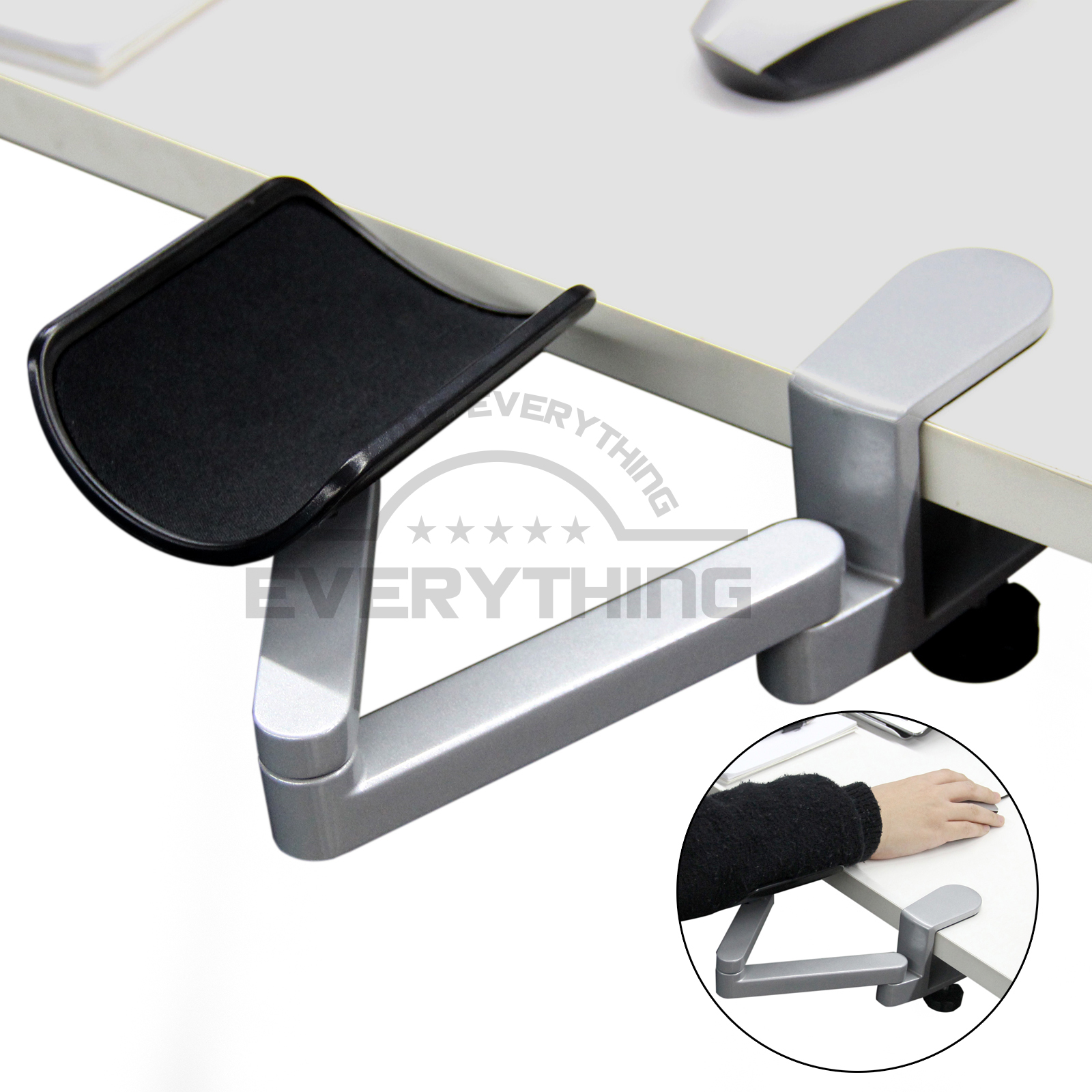 Aluminum Alloy Arm Support Computer Ergonomic Flexible Wrist Rest Elbow