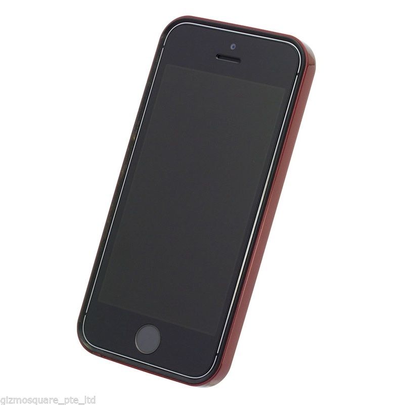 Power Support Slim Frame Flat Bumper + 2 Front & 1 Back Films For iPhone 5 5S GS - Picture 30 of 54