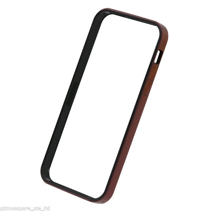 Power Support Slim Frame Flat Bumper + 2 Front & 1 Back Films For iPhone 5 5S GS - Picture 32 of 54