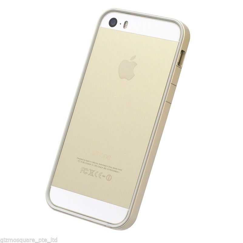 Power Support Slim Frame Flat Bumper + 2 Front & 1 Back Films For iPhone 5 5S GS - Picture 17 of 54