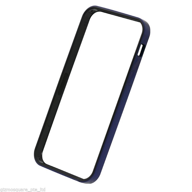 Power Support Slim Frame Flat Bumper + 2 Front & 1 Back Films For iPhone 5 5S GS - Picture 25 of 54