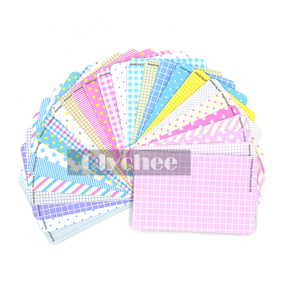 Washi Masking Tape Craft Stickers Pack Decorative Set Labelling