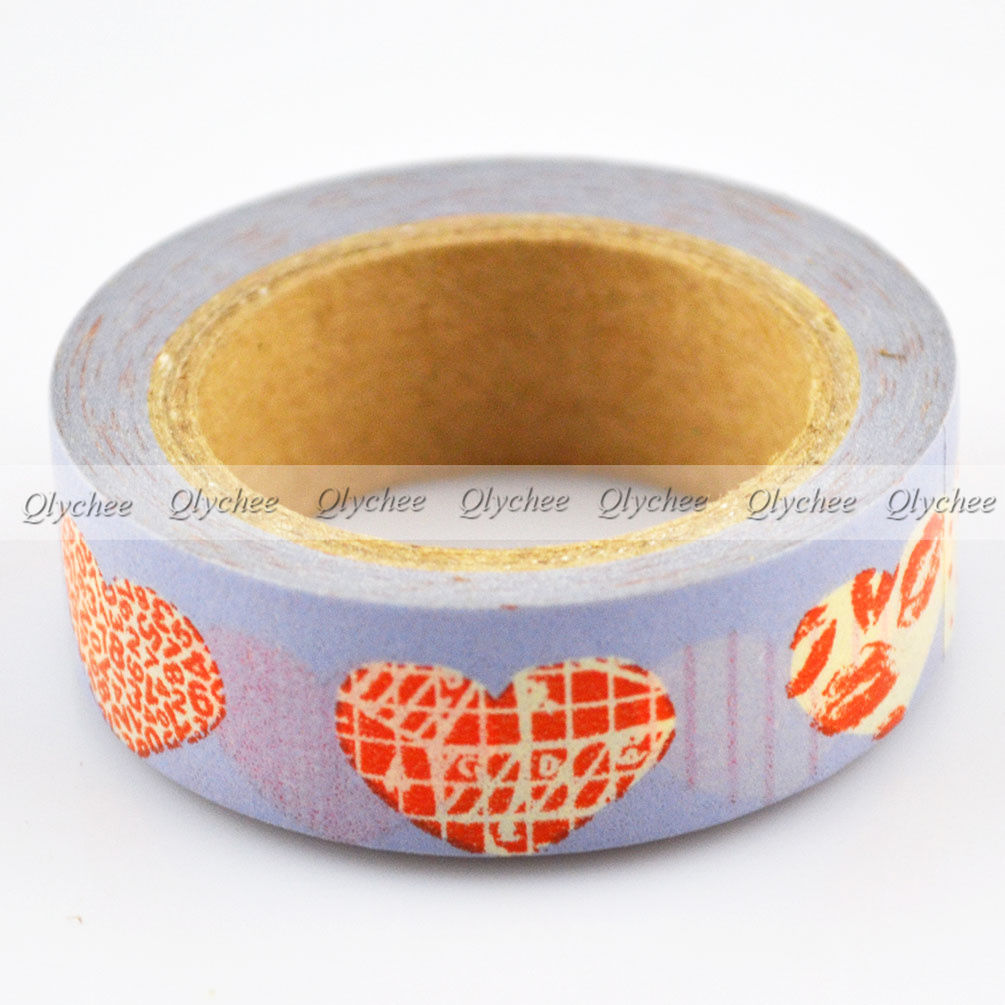 Japanese Extra Wide Deco Decorative Floral Washi Paper Tape Masking