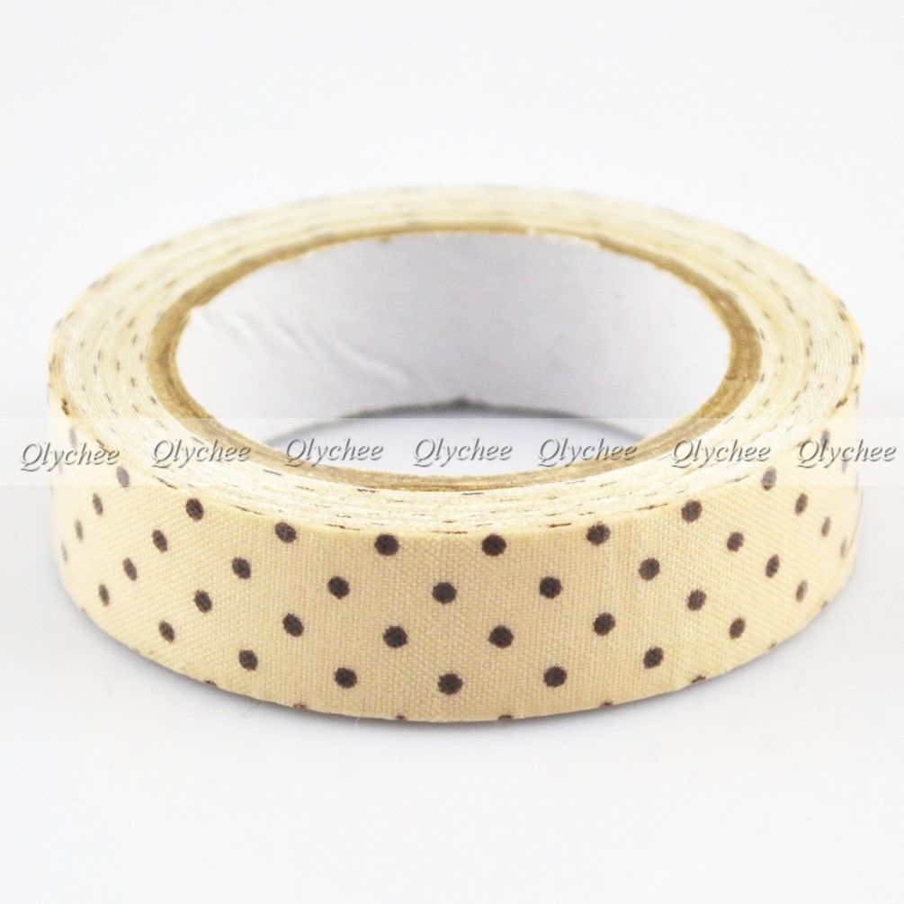 New Patterns selfadhesive 15mm Printing Cotton Fabric Tape DIY