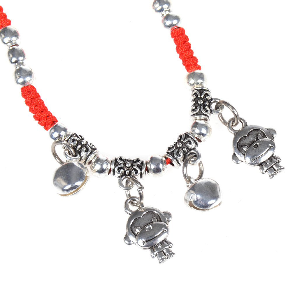 Lucky Chinese Zodiac Charms Bracelet Red String Feng Shui Unisex