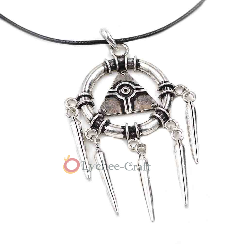 Metal Pyramid Masonic All Seeing Eye Illuminati Dream Catcher Pendant