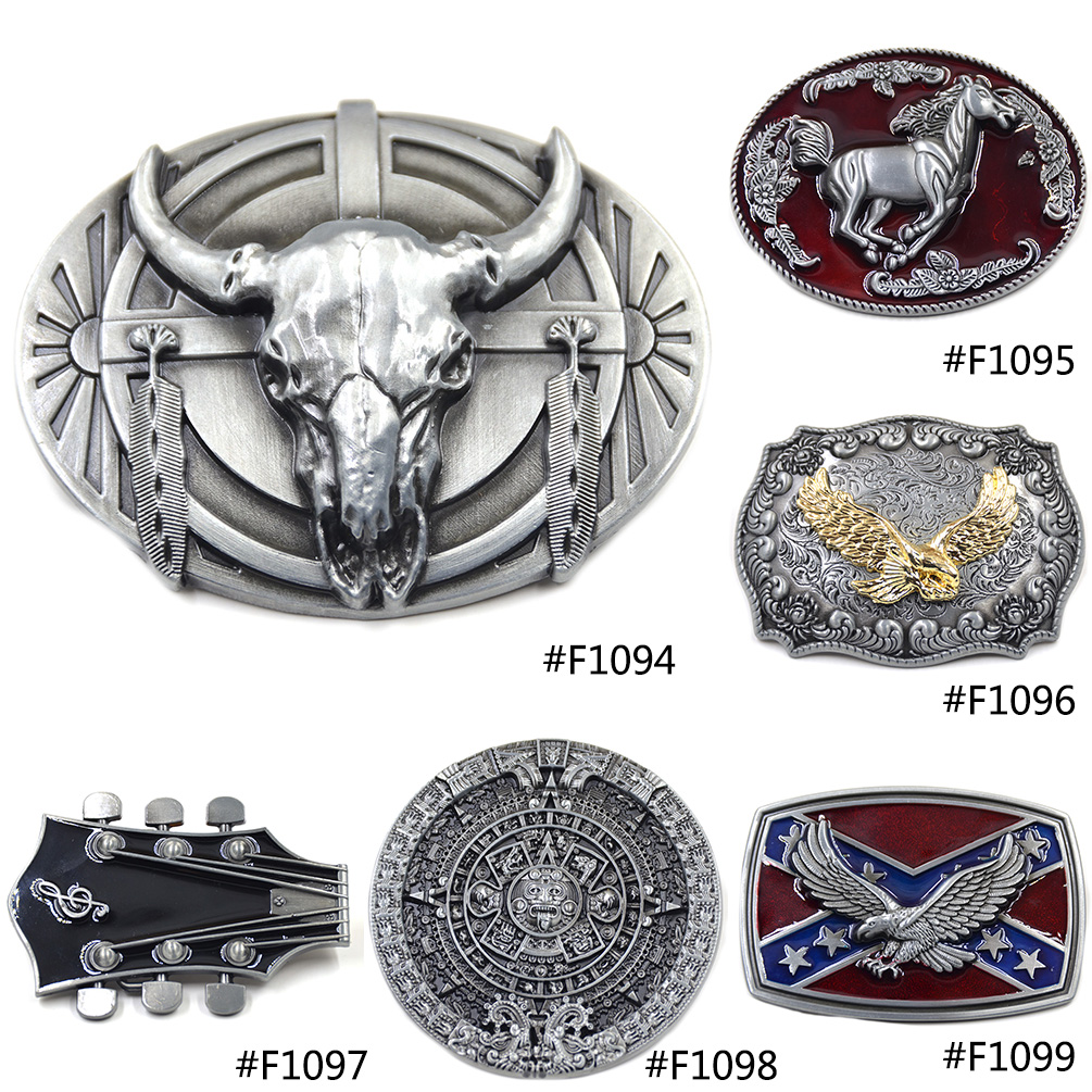 Men's Vintage Belt Buckle Cowboy Buckle Metal Accessories Steampunk