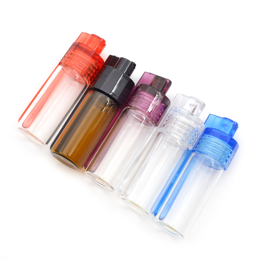 1 X Snuff Bullet Box Dispenser Snuffer Acrylic Glass Snorter Rocket