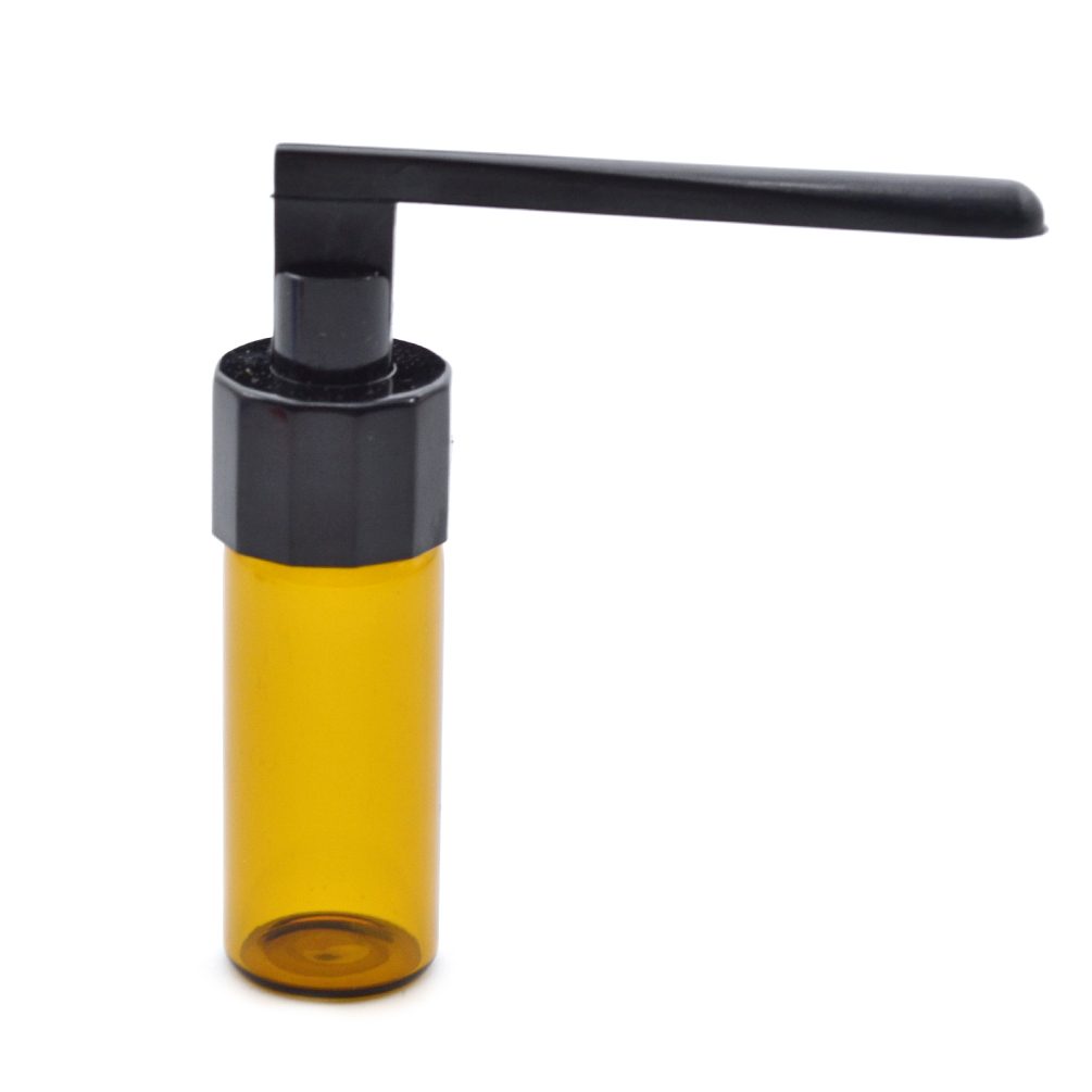 1 X Snuff Bullet Box Dispenser Snuffer Acrylic Glass Snorter Rocket