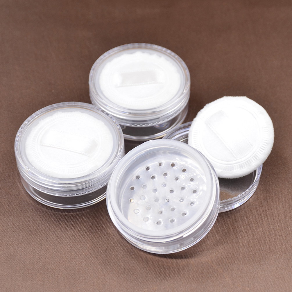 3 Pc 20ml Empry Cosmetic Sifter Loose Powder Jars Container Screw Lid DIY Makeup eBay