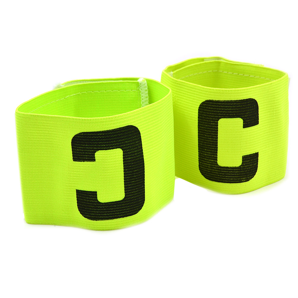 2 Pc C Captain's Armband Soccer Football Rugby Arm Band Adjustable
