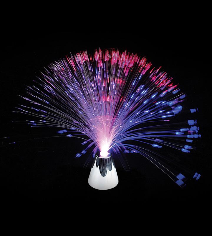 LED Flashing Fiber Optic Lamp Color Changing, for the Dorm or Desk eBay