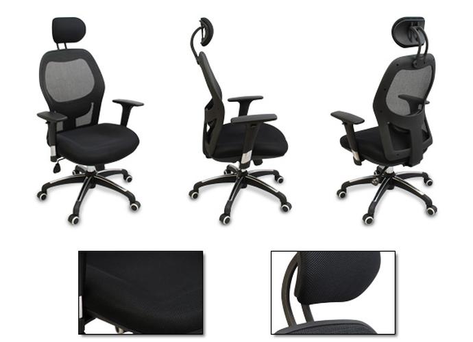 new mesh ergonomic office chair w/ adjustable headrest, arms and new mesh ergonomic office chair w/ adjustable headrest, arms and
