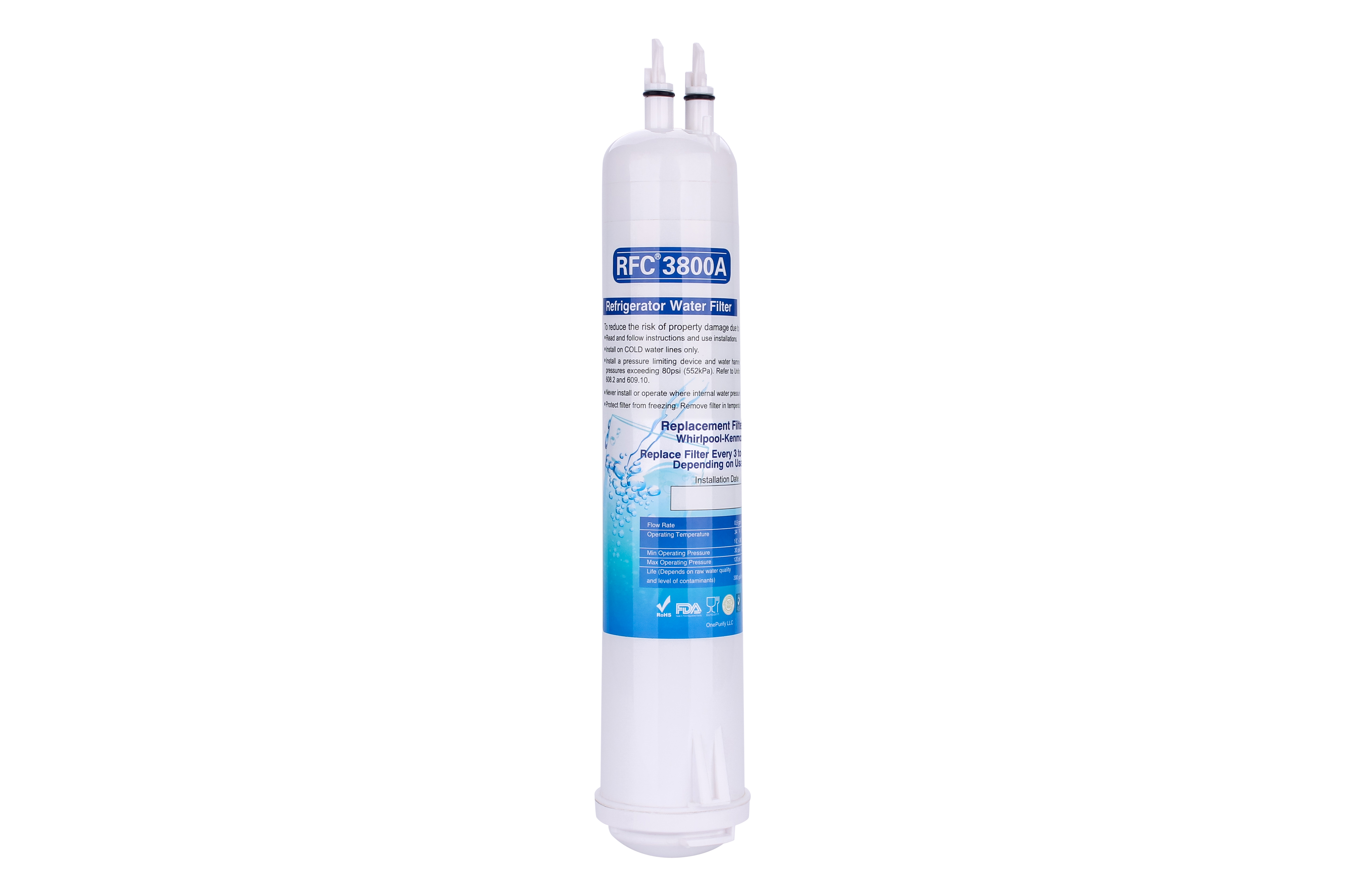Refrigerator Water Filter 4396710;EDR3RXD1;4396841;4396711;8212650;902