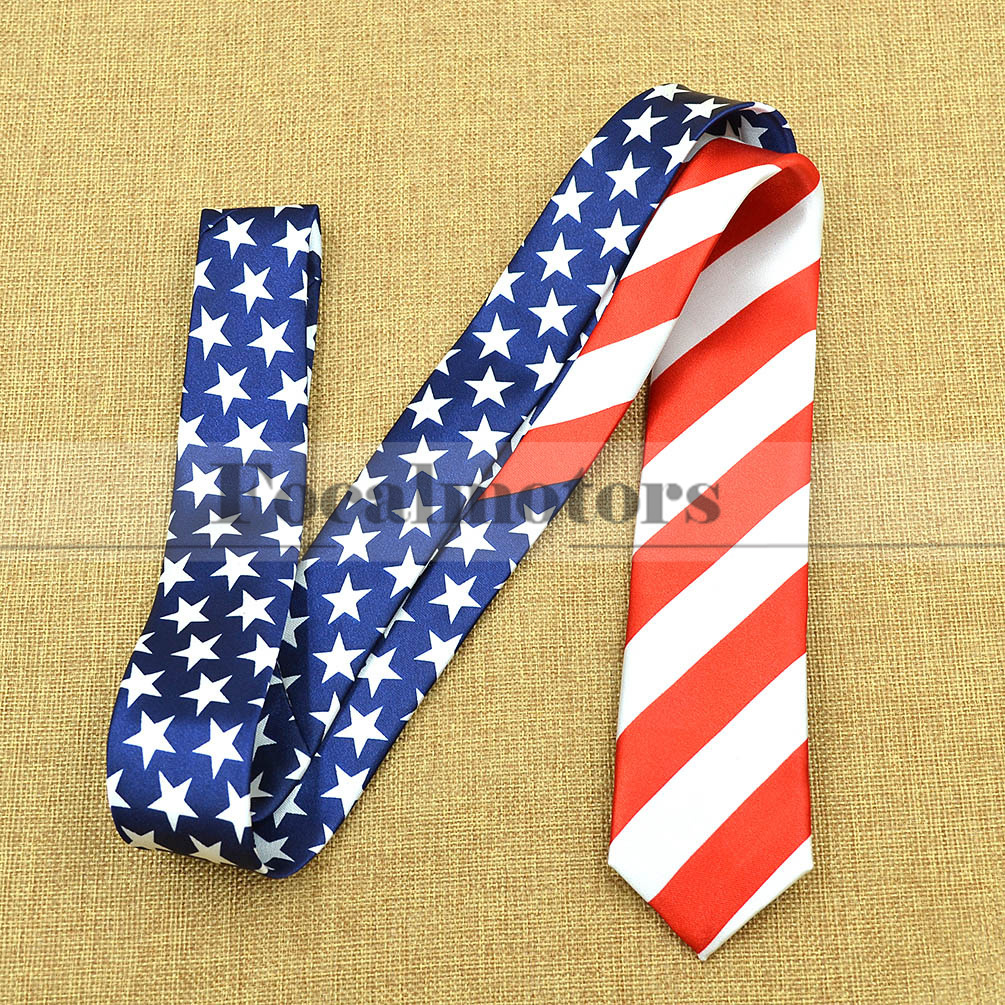 patriotic neck tie