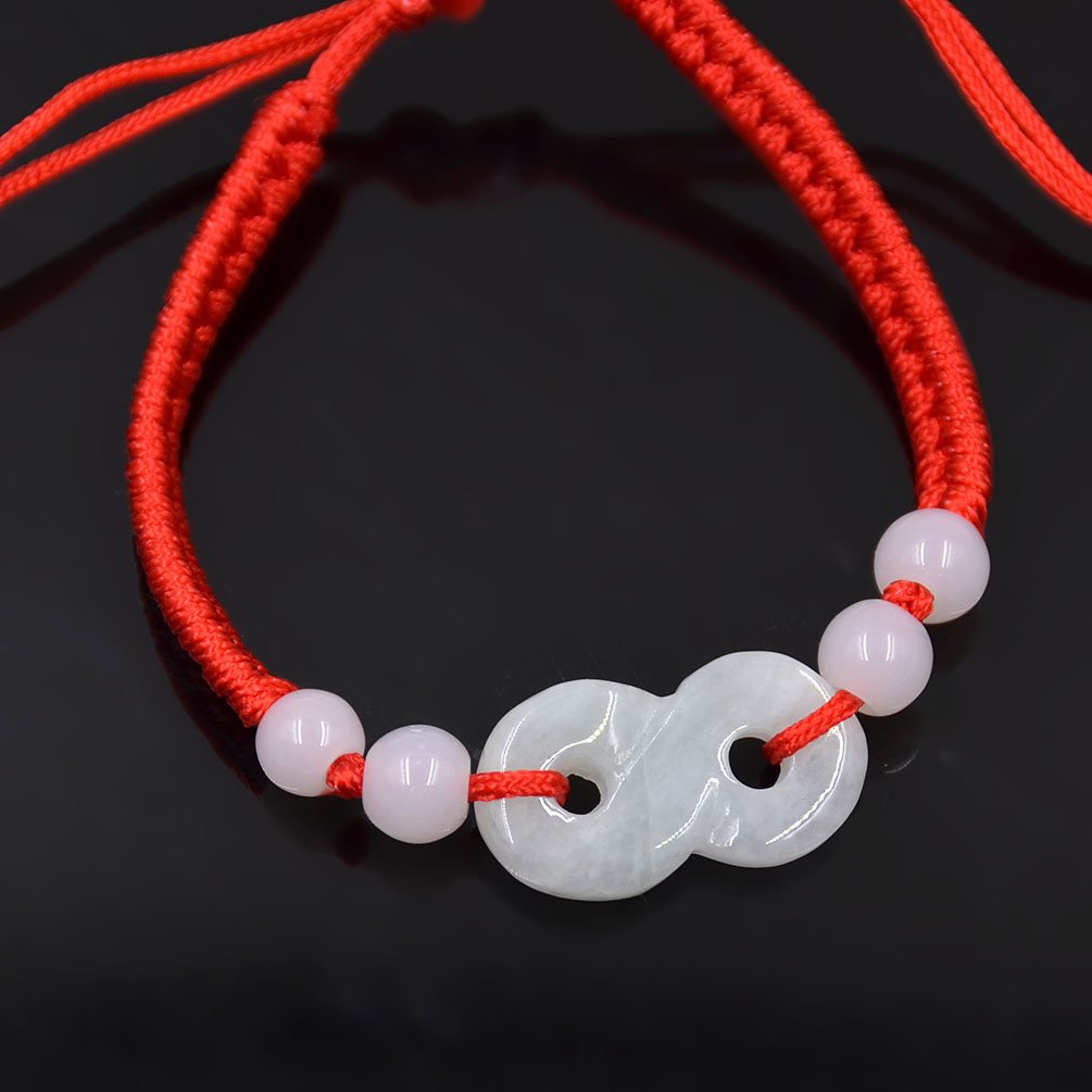 Red string jade bracelet Clearance