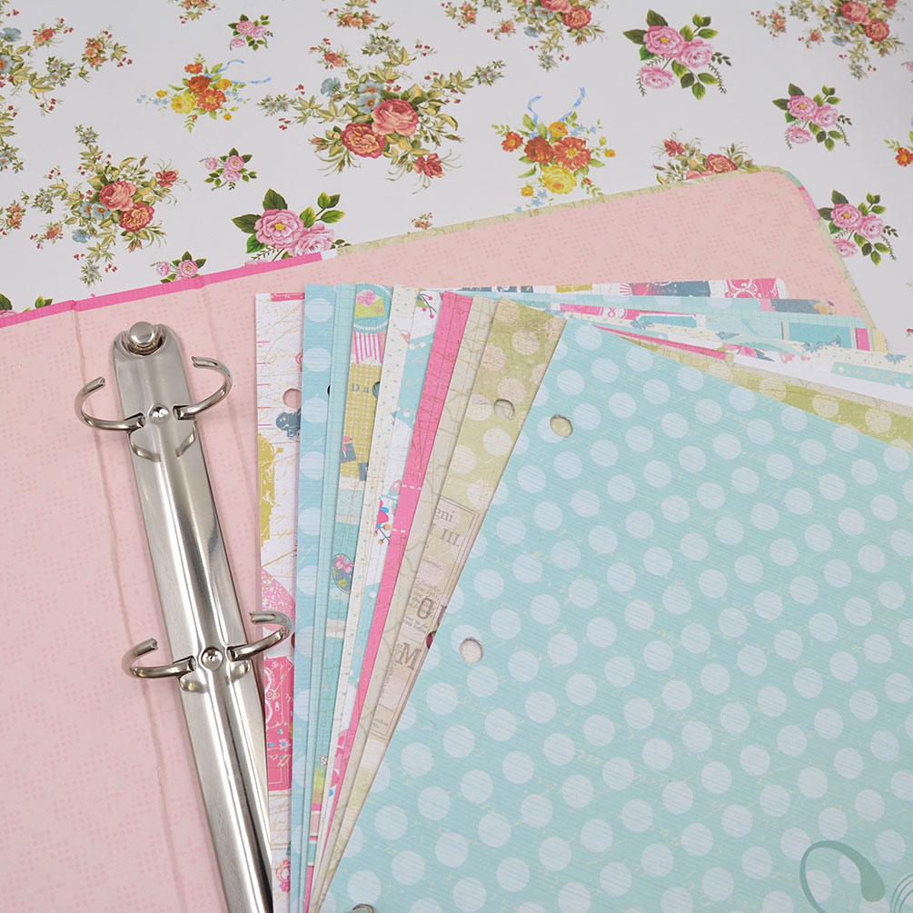 Vintage Binder Scrapbooking Album DIY Hand Craft Kit Handmade Presents