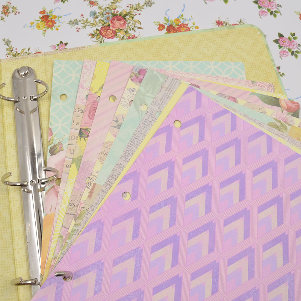 Vintage Binder Scrapbooking Album DIY Hand Craft Kit Handmade Presents