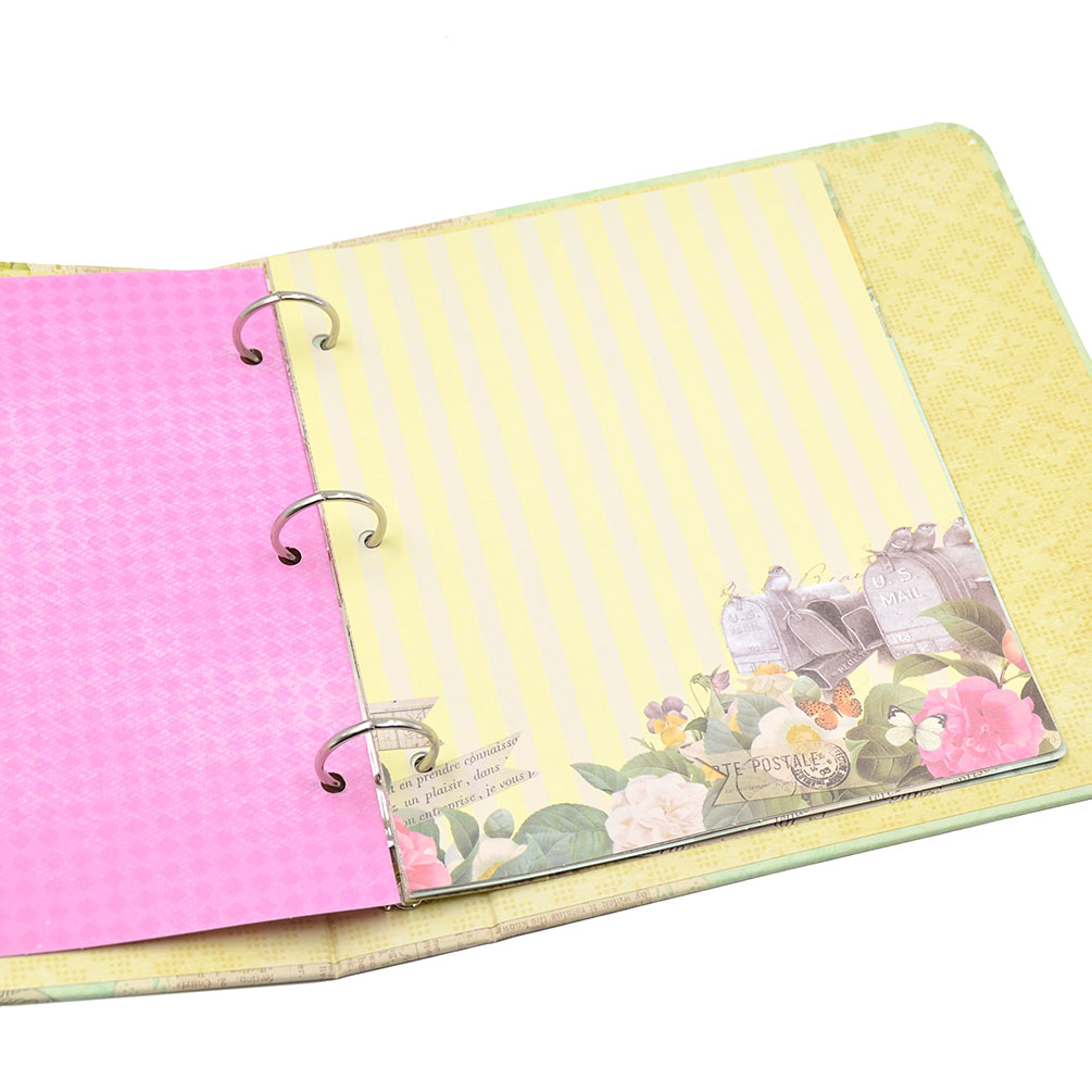 Vintage Binder Scrapbooking Album DIY Hand Craft Kit Handmade Presents