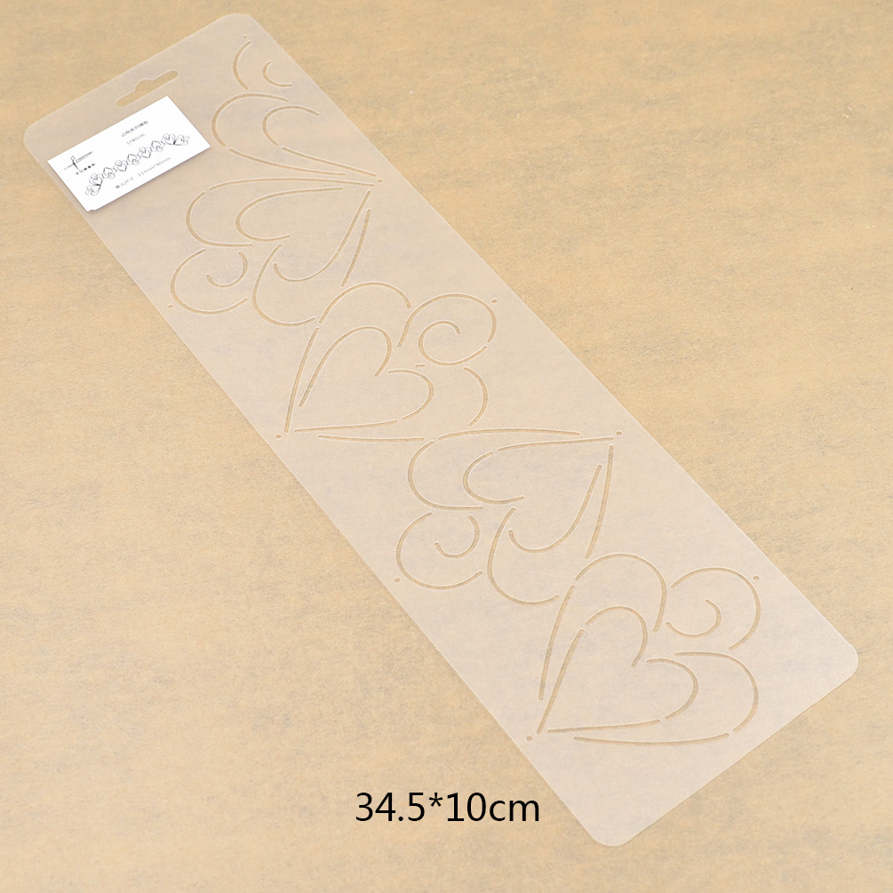 Plastic Clear Quilting Stencil Template for Craft Stitch Sewing DIY Art Craft