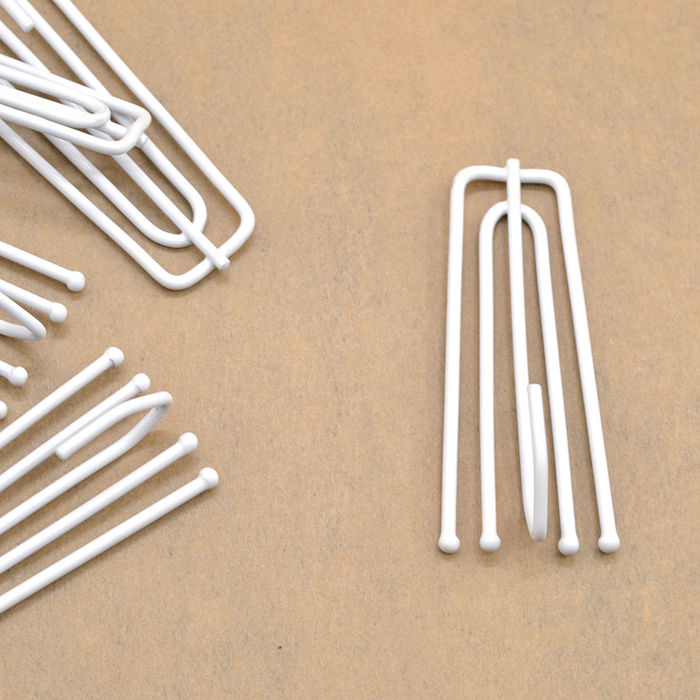 5pcs Stainless Steel Curtain Pleat Prong Forks Hook Drapes Curtain