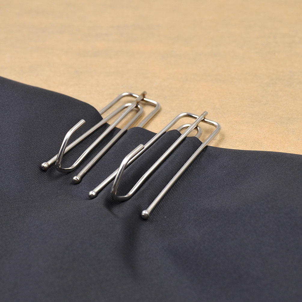 5pcs Stainless Steel Curtain Pleat Prong Forks Hook Drapes Curtain Poles Clips eBay