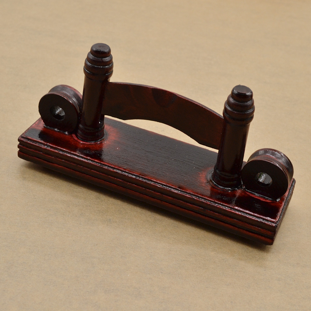 Wood Hand Fan Stand Folding Fan Display Holder Handmade Support Vintage